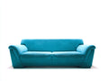 Canapé 2 places - Tissu - 184x86x78 cm - Bleu turquoise - Classique